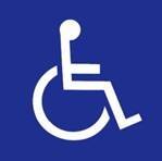 障がい者のための国際シンボルマークのイラスト