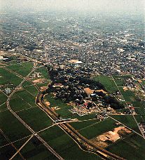 空から見た宮代町