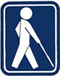 盲人のための国際シンボルマーク のイラスト