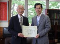 宮代台自治会長と町長