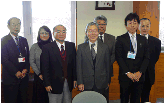 船橋会長、野口副会長と教育委員の皆さん