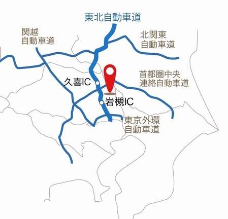 自動車道地図