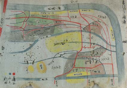 新田分布図の写真