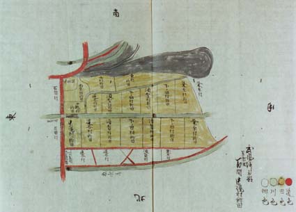 笠原沼新田絵図の写真