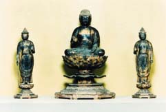 西光院阿弥陀三尊像の写真