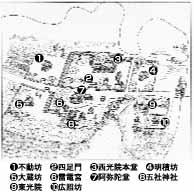 中世の西光院イメージ図の画像