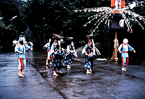 東粂原獅子舞の写真