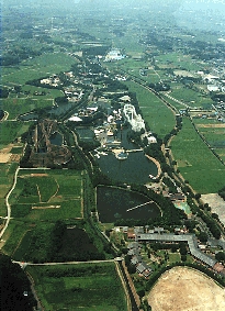 空から見た宮代町