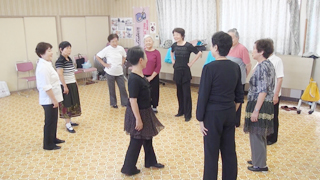 踊り部　女性クラブの練習
