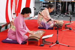 琴の演奏