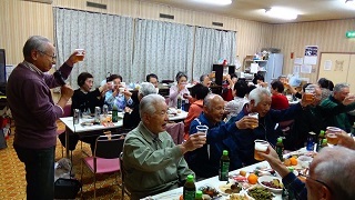 打ち上げ懇親会の様子