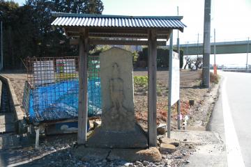 八河内地区の庚申塔の写真