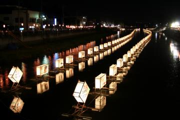 流灯まつりの写真
