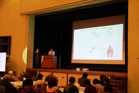 町の現状説明の様子