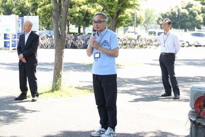 町長のあいさつの様子