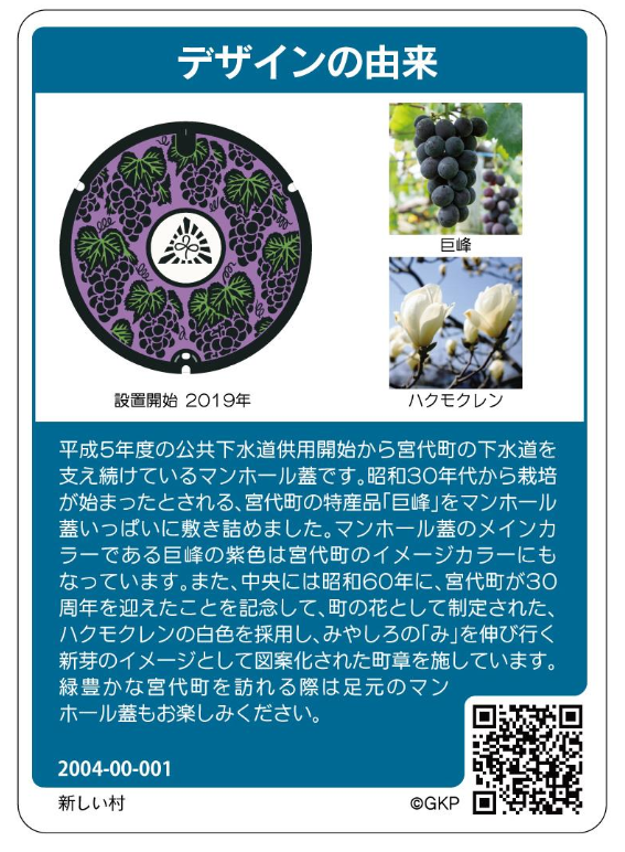 マンホールカード裏