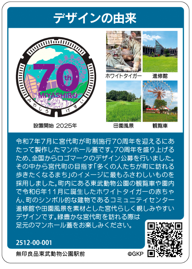 マンホールカード裏