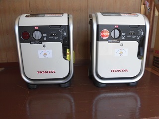 発電機2台