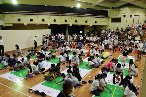 新みやしろ郷土かるた大会開会式の様子1