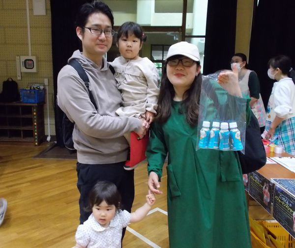 サンプル配布の写真