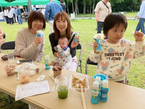 サンプル配布の写真