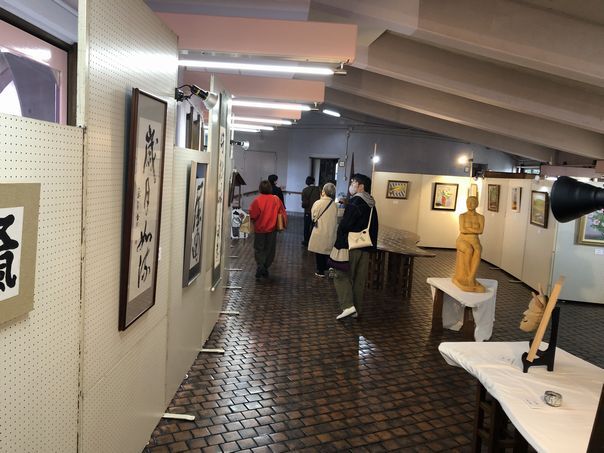 昨年度の作品展の様子