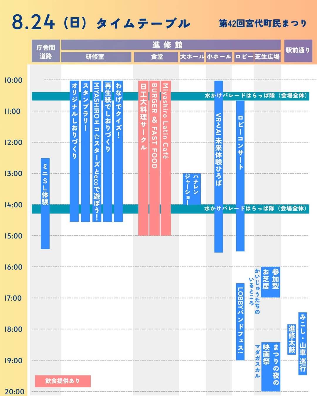24日タイムテーブル