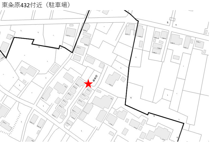 東粂原432番地付近の駐車場マップ