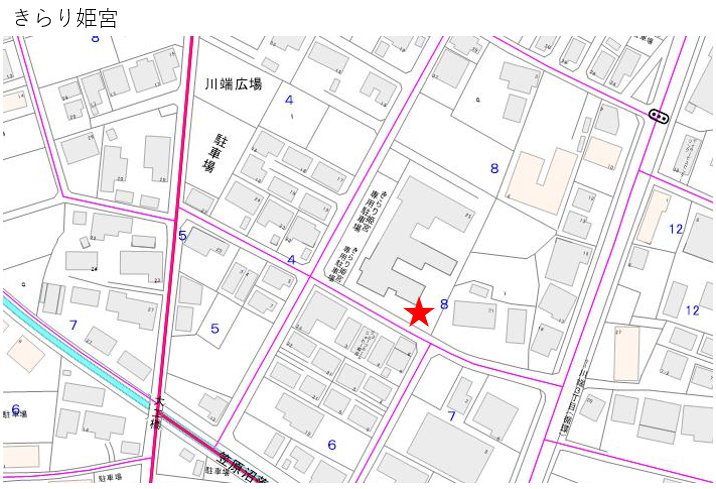 きらり姫宮（駐車場内）マップ