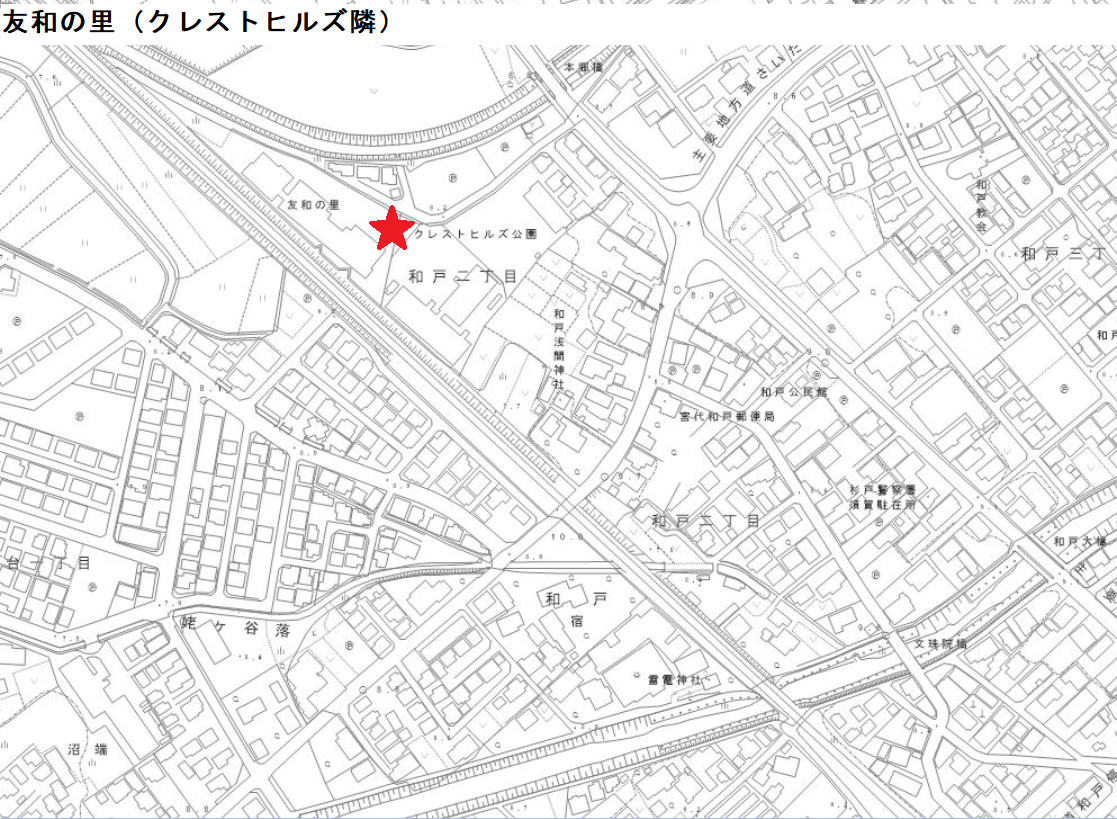 友和の里位置図