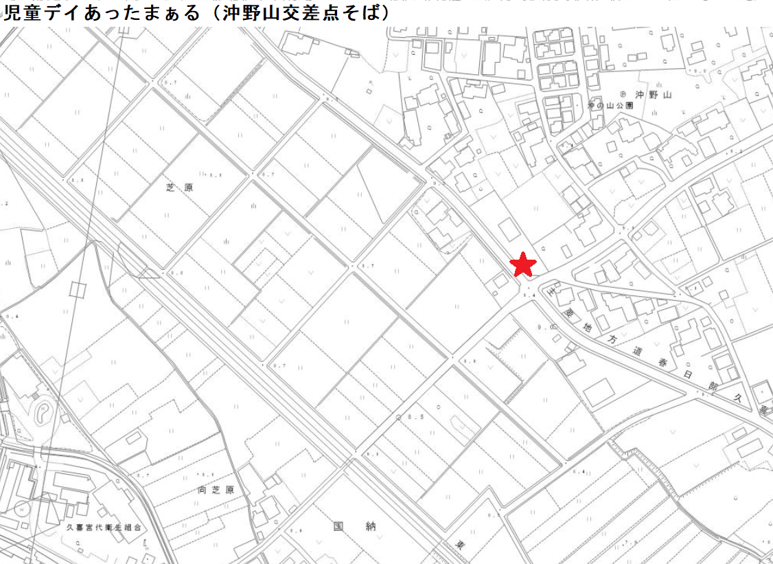 児童デイあったまぁる位置図