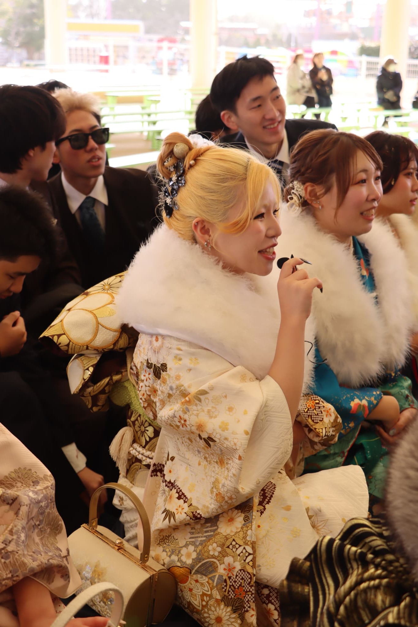 恩師に質問する二十歳のつどい参加者1