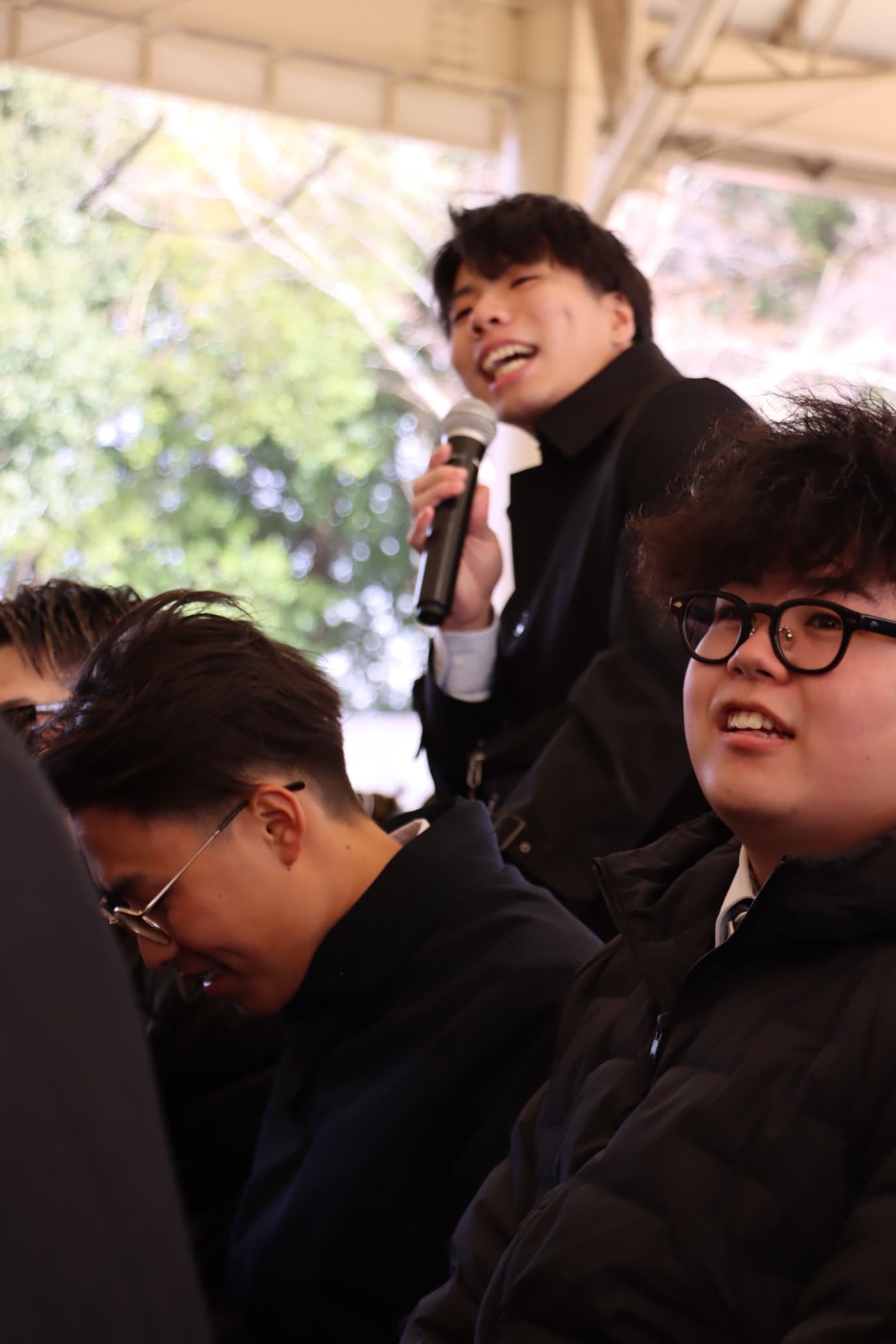 恩師に質問する二十歳のつどい参加者4