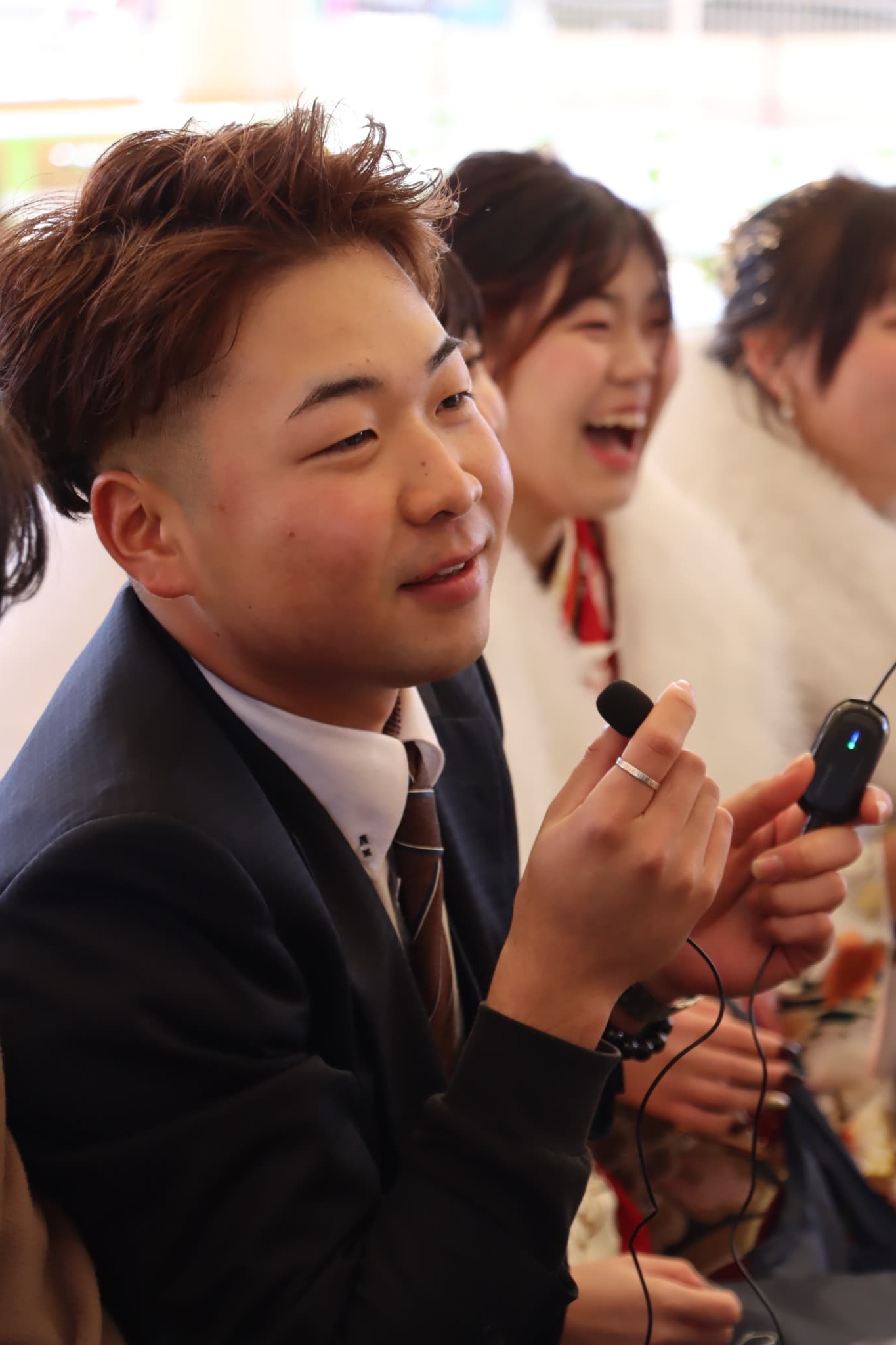 恩師に質問する二十歳のつどい参加者3