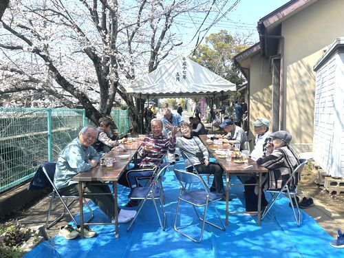 みんなで楽しむお花見会！