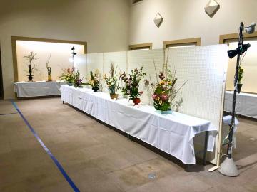 昨年度の華道展の様子2