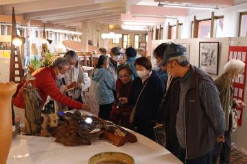みやしろ芸術祭2025の作品展の様子